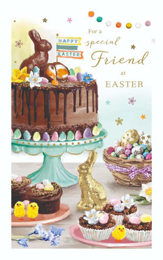 Picture of FOR A SPECIAL FRIEND AT EASTER CARD W/CAKE